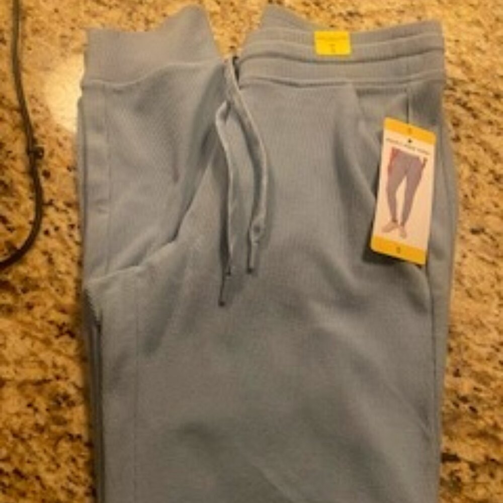 Women's Mark New York sweat bottoms, water blue, size small - brand new